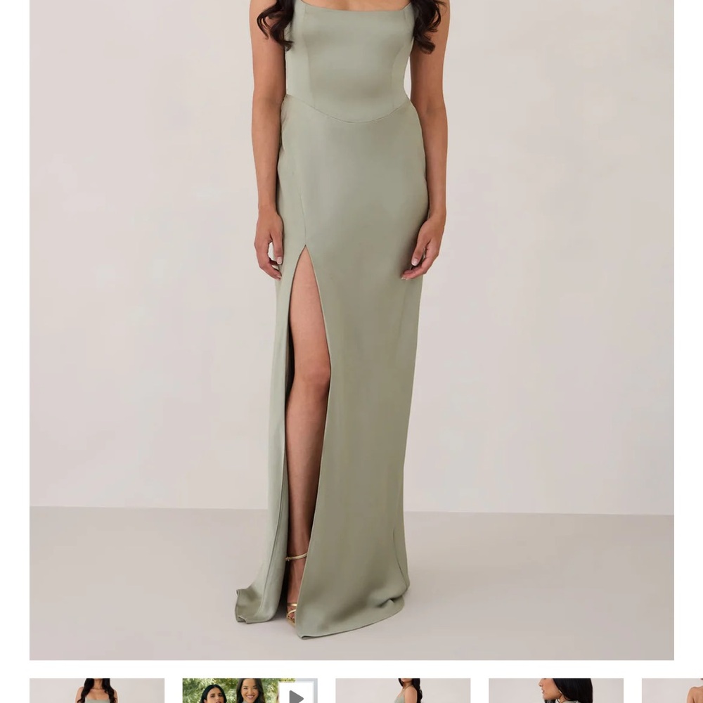 Chic Sage Green Maxi Dress